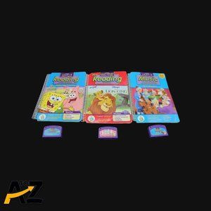Lot 3 Leapfrog LeapPad Reading Lion King Hit it Maestro Spongebob Lion King